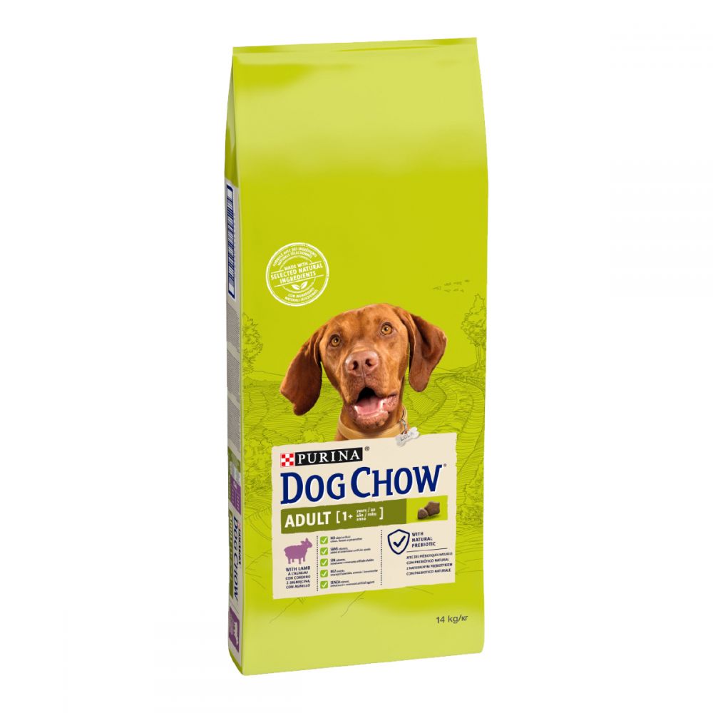 DOG CHOW, З ягням, сухий корм 14 кг