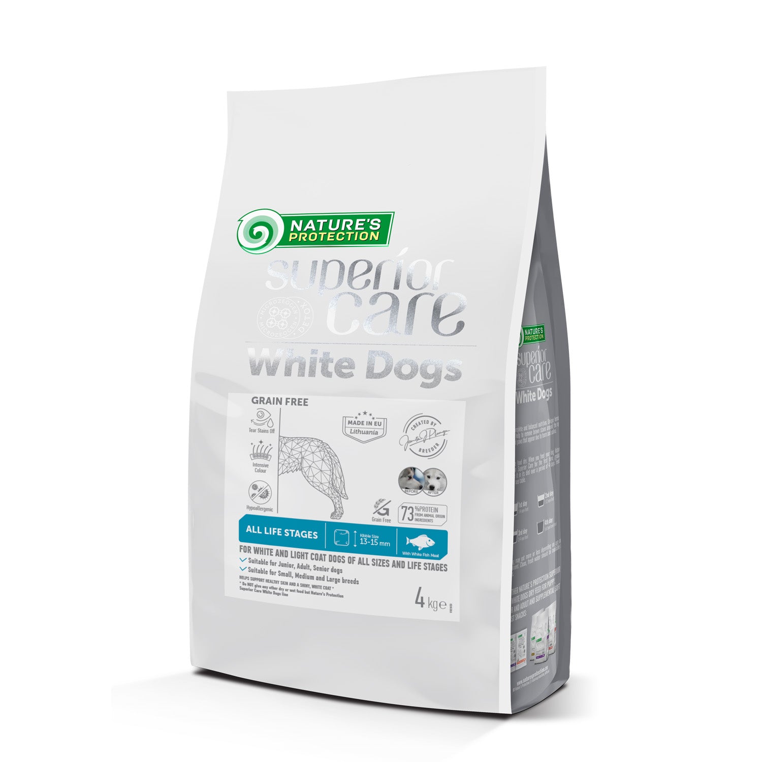 Nature's Protection Superior Care White Dogs Grain Free White Fish All Sizes&Life Stages Сухий беззерновий корм для соба