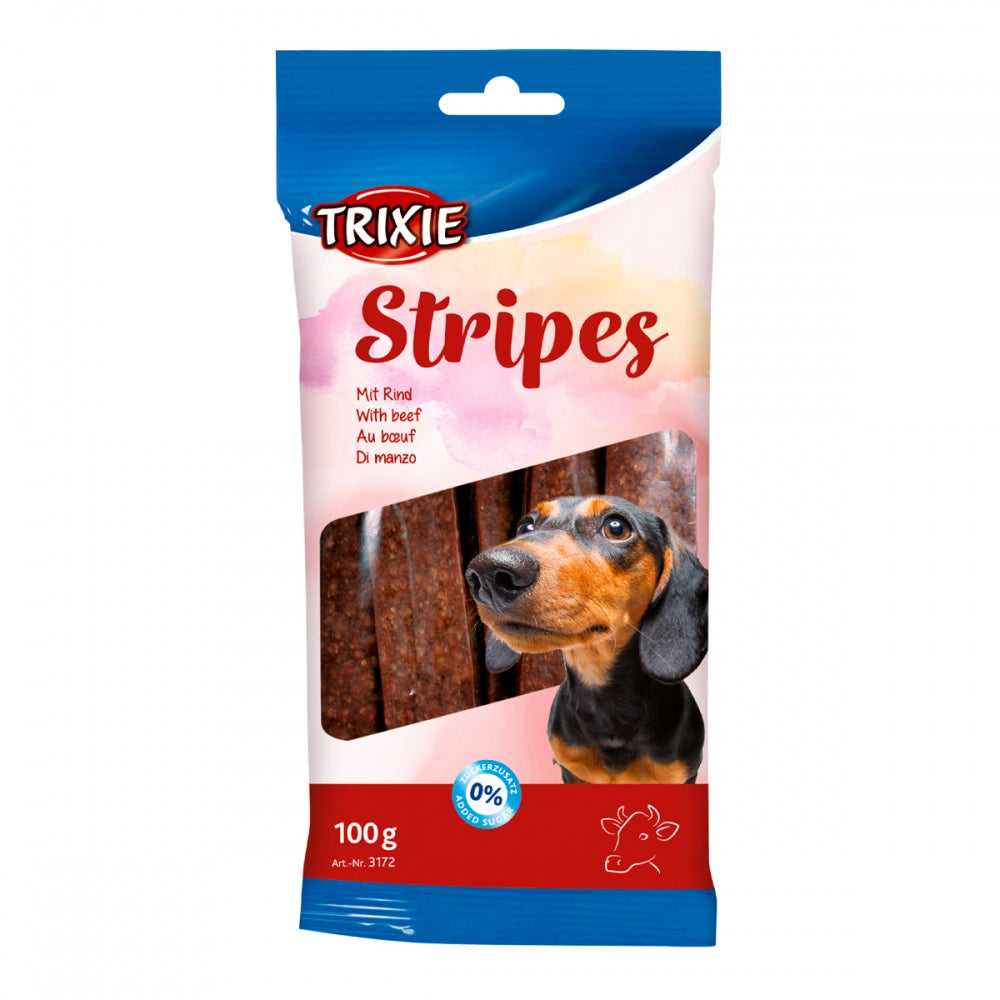 Ласощі Trixie Stripes with Beef для собак полоски з яловичиною 100 г 10 шт