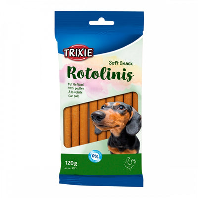 Ласощі Trixie Soft Snack rotolinis with poultry для собак палички з м’ясом домашніх птахів 120 г 12 шт