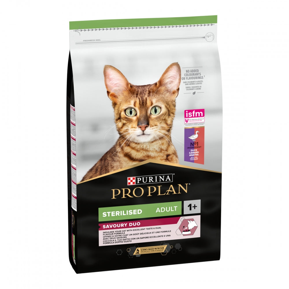 ProPlan Sterilised, З качкою та печінкою, Для стерилізованих котів, сухий корм 10 кг
