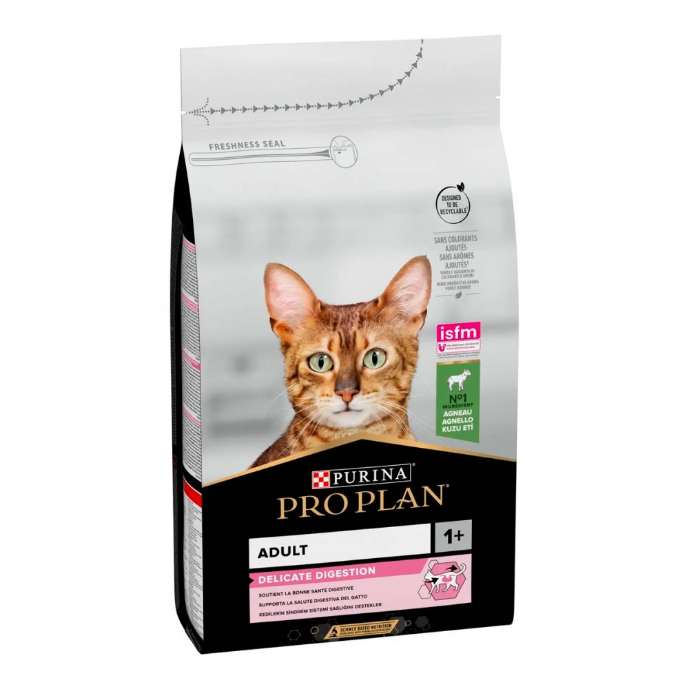 ProPlan Delicate, З ягням, Для котів з чутливим травленням, сухий корм 6×1,5 кг