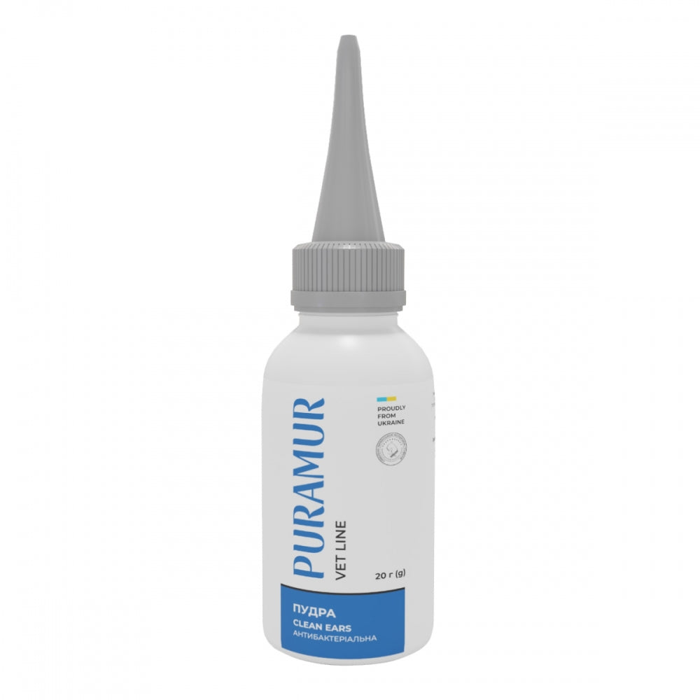 Пудра PURAMUR Clean Ears антибактеріальна 20г