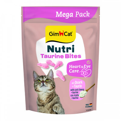 Вітаміни GimCat Nutri Taurine Bites для дорослих котів для підтримки здоров_я серця із сиром і таурином 425 г