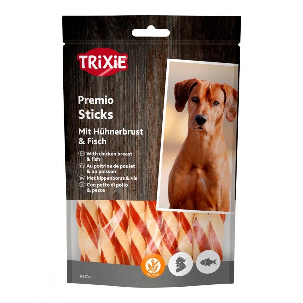 Ласощі Trixie Premio Fish Chicken Sticks для собак з куркою та рибою 80 г