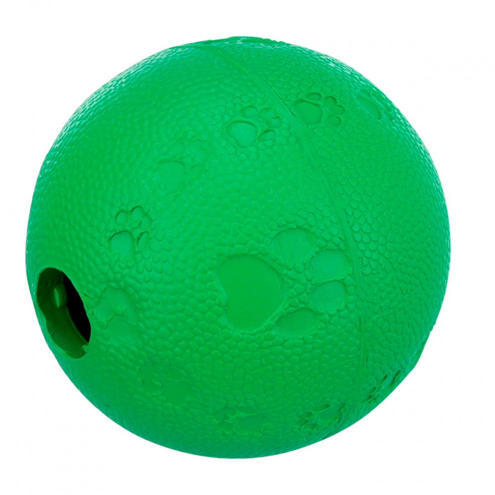 Іграшка Trixie для собак М_яч для ласощів натуральна гума 9 см лайм