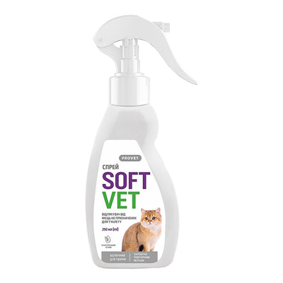 Спрей Provet SOFTVET відлякувач від місць не призначених для туалету для котів 250 мл