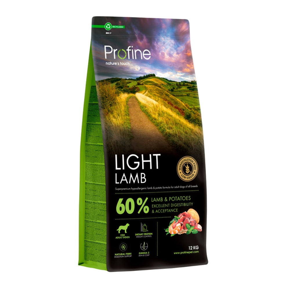 Корм сухий Profine Light Lamb and Potatoes д/собак з надмірною вагою ягня і картопля 12 кг
