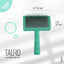 Tauro Pro Line Щітка пластикова, зубчики 20 мм, тонкі, м'ятна, 6,5 х 10,5 см