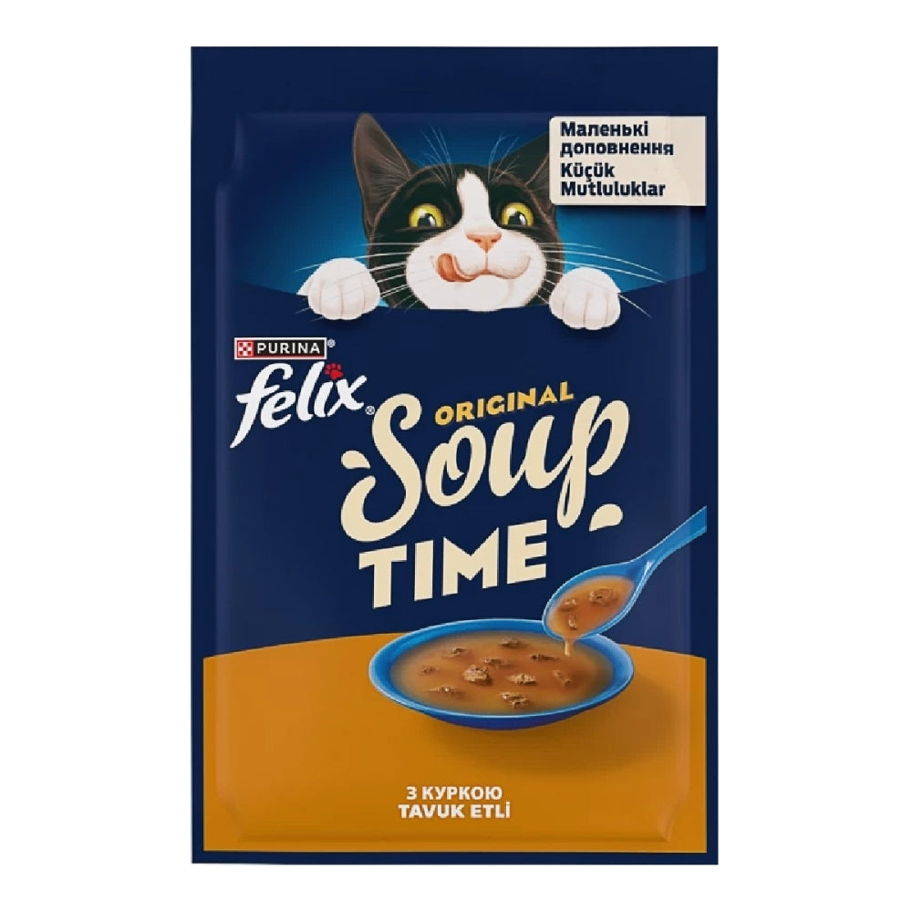FELIX Soup, З куркою, консерва 30×48 г