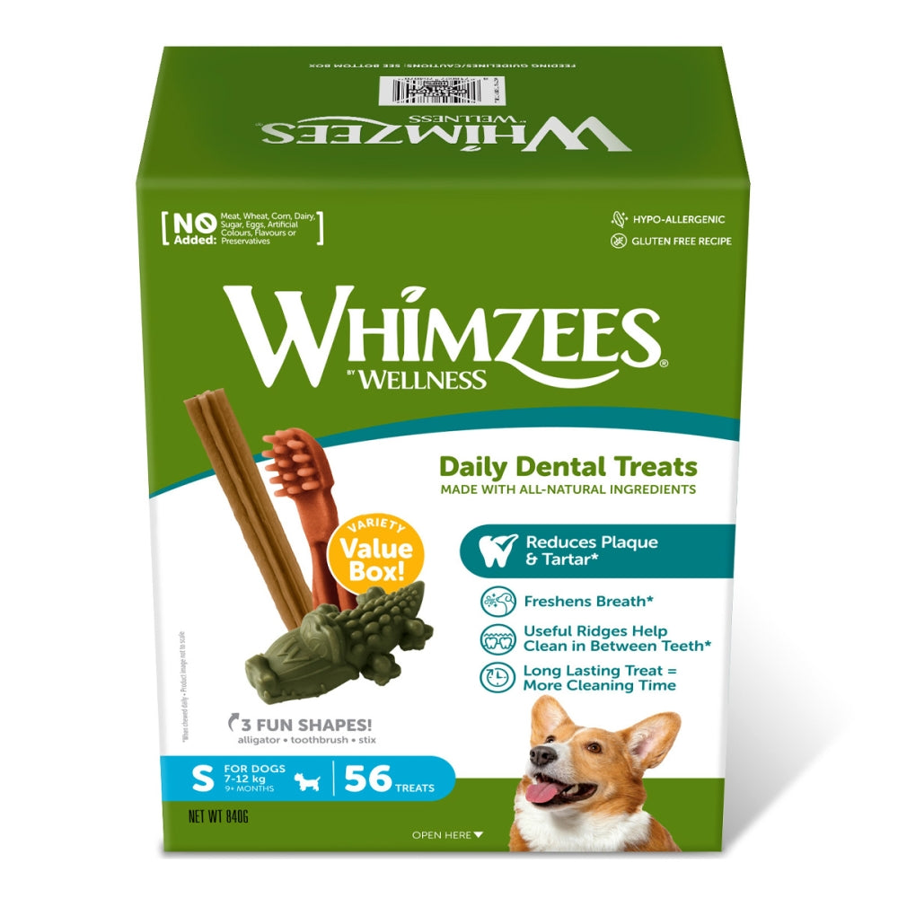 Ласощі Whimzees Variety Value Box д/собак Набір Variety Value M 28 шт