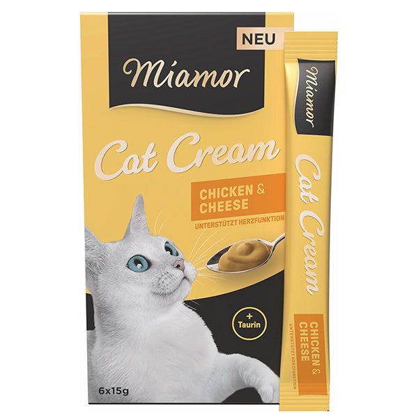 Miamor Cream рідкі ласощі для котів з куркою та сиром, 1 стік 15 г