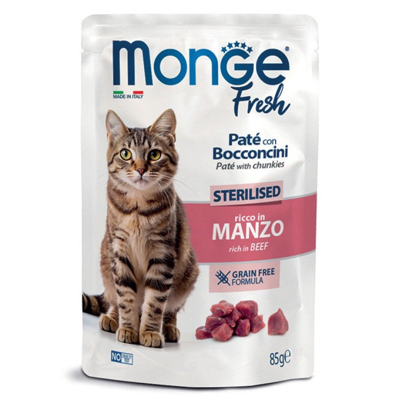 Monge Cat Fresh Sterilised яловичина 85 г