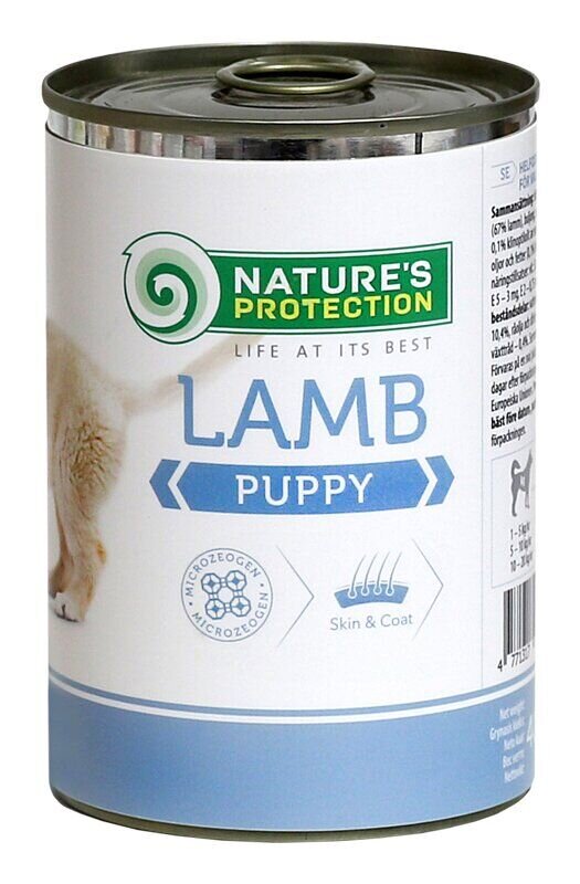 Nature's Protection Puppy Lamb Вологий корм для цуценят з ягням, 800 г