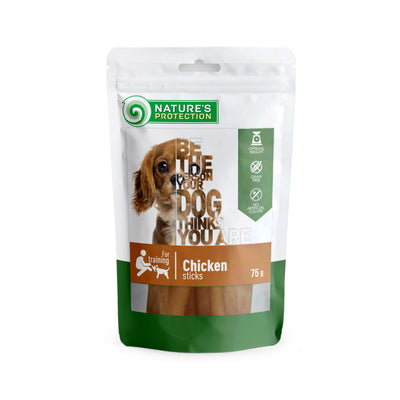 Nature's Protection Chicken sticks Ласощі для собак стіки з курки, 75 г
