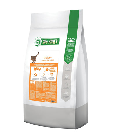 Nature's Protection Indoor Сухий корм для дорослих хатніх котів, 18 кг