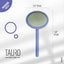 Tauro Pro Line Щітка дерев'яна кругла, зубці 11 мм, філетова, M, 9 х 19 см
