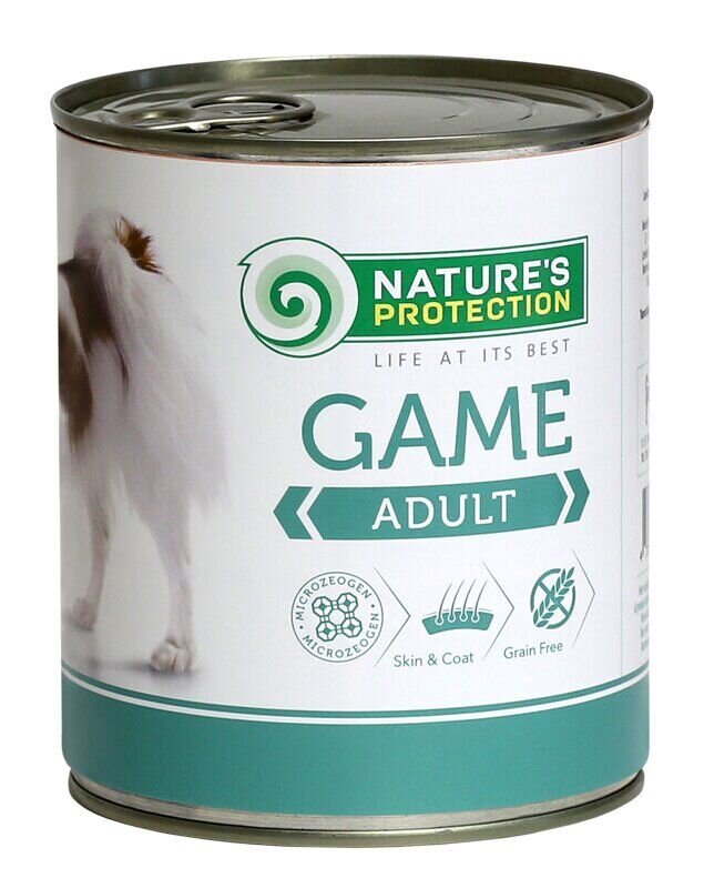 Nature's Protection Adult Game Вологий корм для собак з дичиною, 400 г