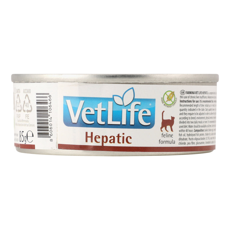 Farmina Vet Life HEPATIC вологий дієтичний корм для котів 85 г