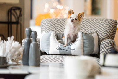 Chloe's Home Лежак для домашніх тварин Monte Carlo сірий S