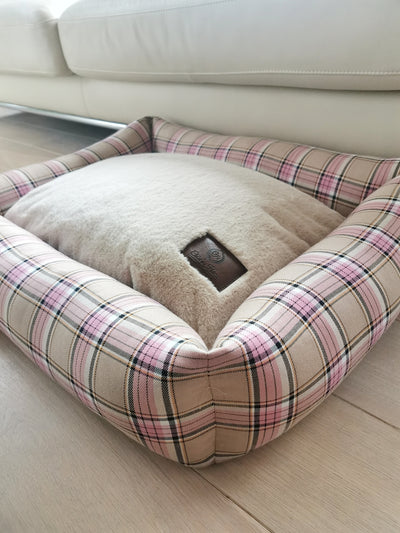 Chloe's Home Лежак для домашніх тварин Дублін рожевий М