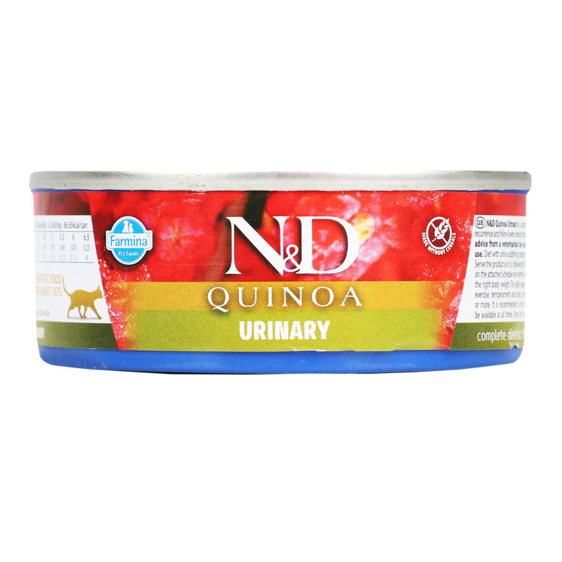 Farmina N&D QUINOA URINARY DUCK & CRANBERRY ADULT вологий корм для котів 80 г