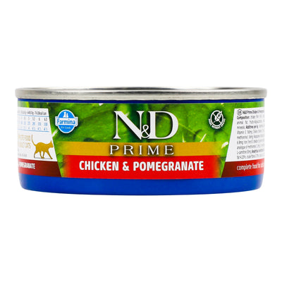 Farmina N&D Grain Free PRIME CHICKEN ADULT вологий корм для котів 70 г