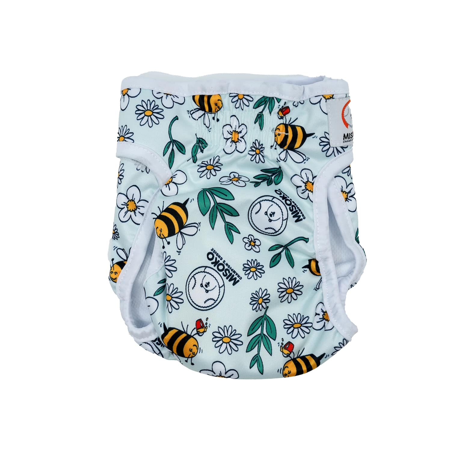 MISOKO Набір багаторазових підгузків для собак-сук, "Луг", розмір XL, 3 шт