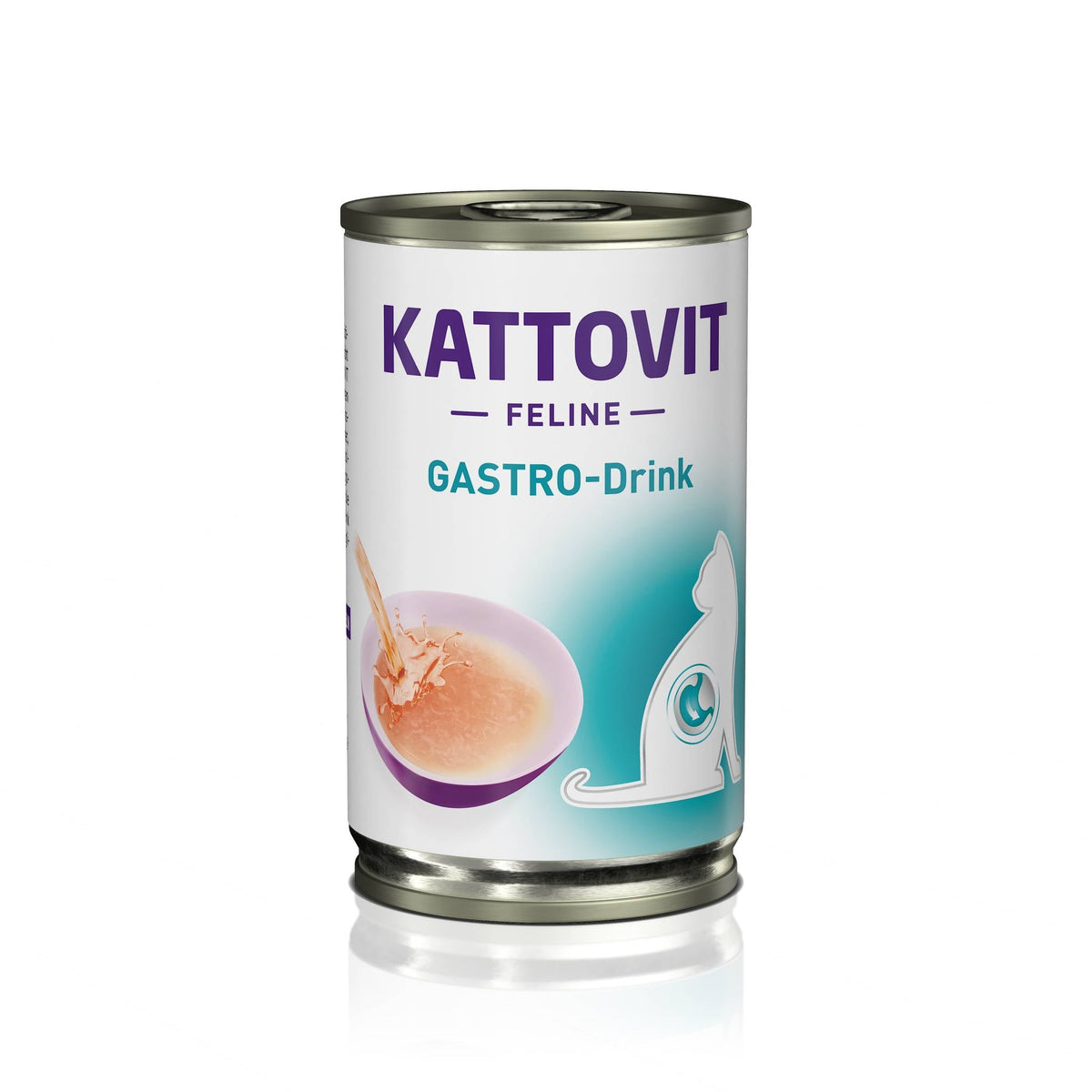 Kattovit Veterinary Gastro, дієтичний напій для котів, банка, 135 мл