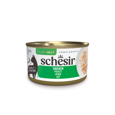 Schesir курка в желе, консерви для котів, банка, 70 г