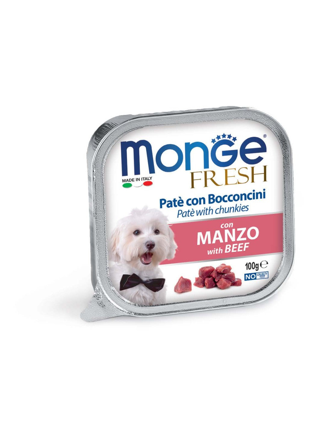 MONGE DOG FRESH BEEF GR.100x32 корм консервований для собак