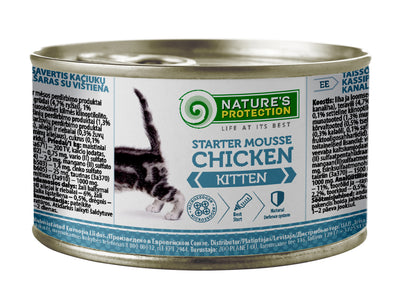 Nature's Protection Kitten Starter Mousse Chicken Мус-стартер для кошенят з куркою, 200 г