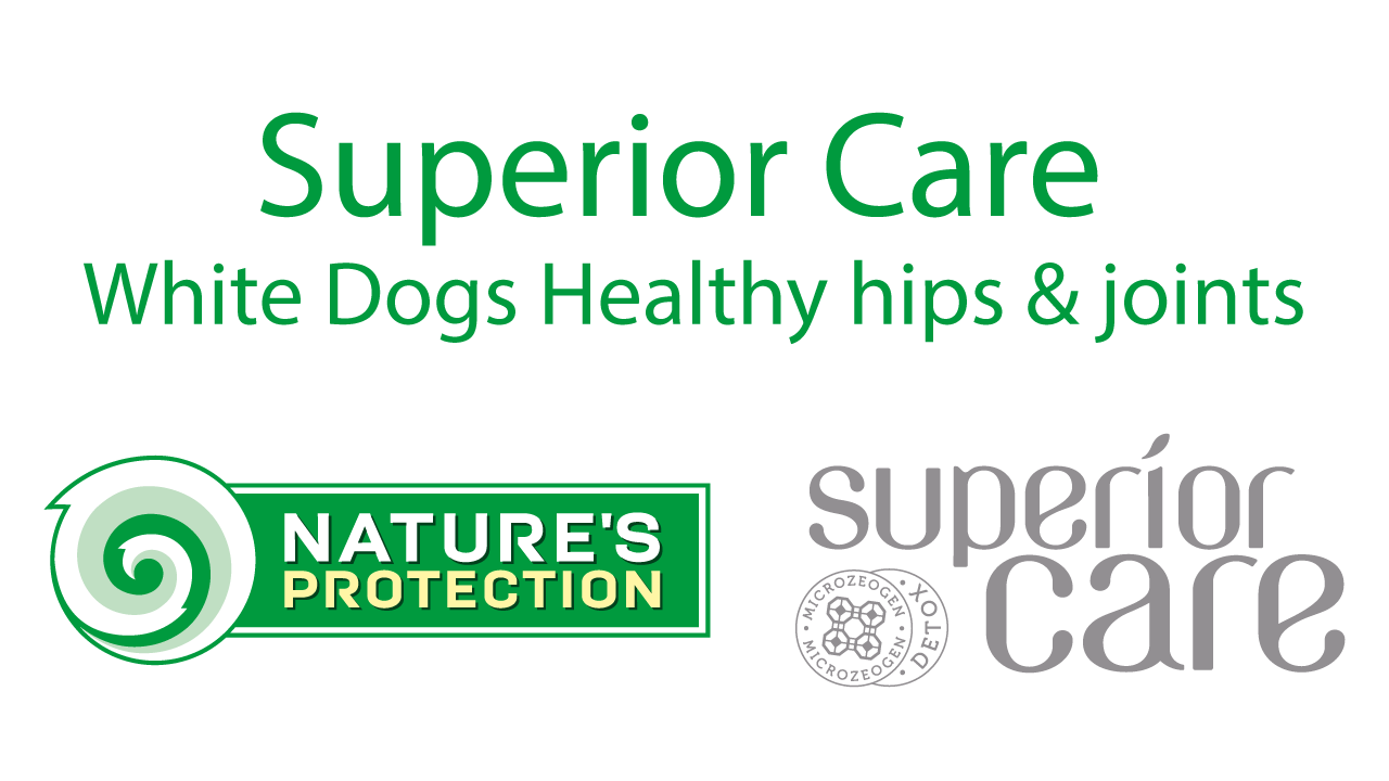 Nature's Protection Superior Care White Dogs Healthy hips & joints Беззернові ласощі для дорослих собак із білим забарвл