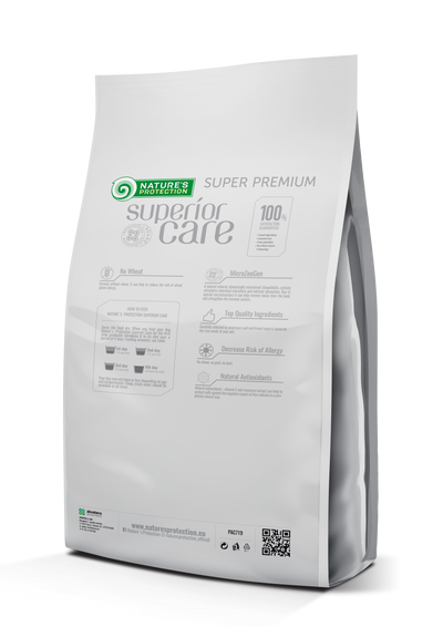 Nature's Protection Superior Care White Dogs Grain Free Insect All Sizes&Life Stages Сухий беззерновий корм для собак ус