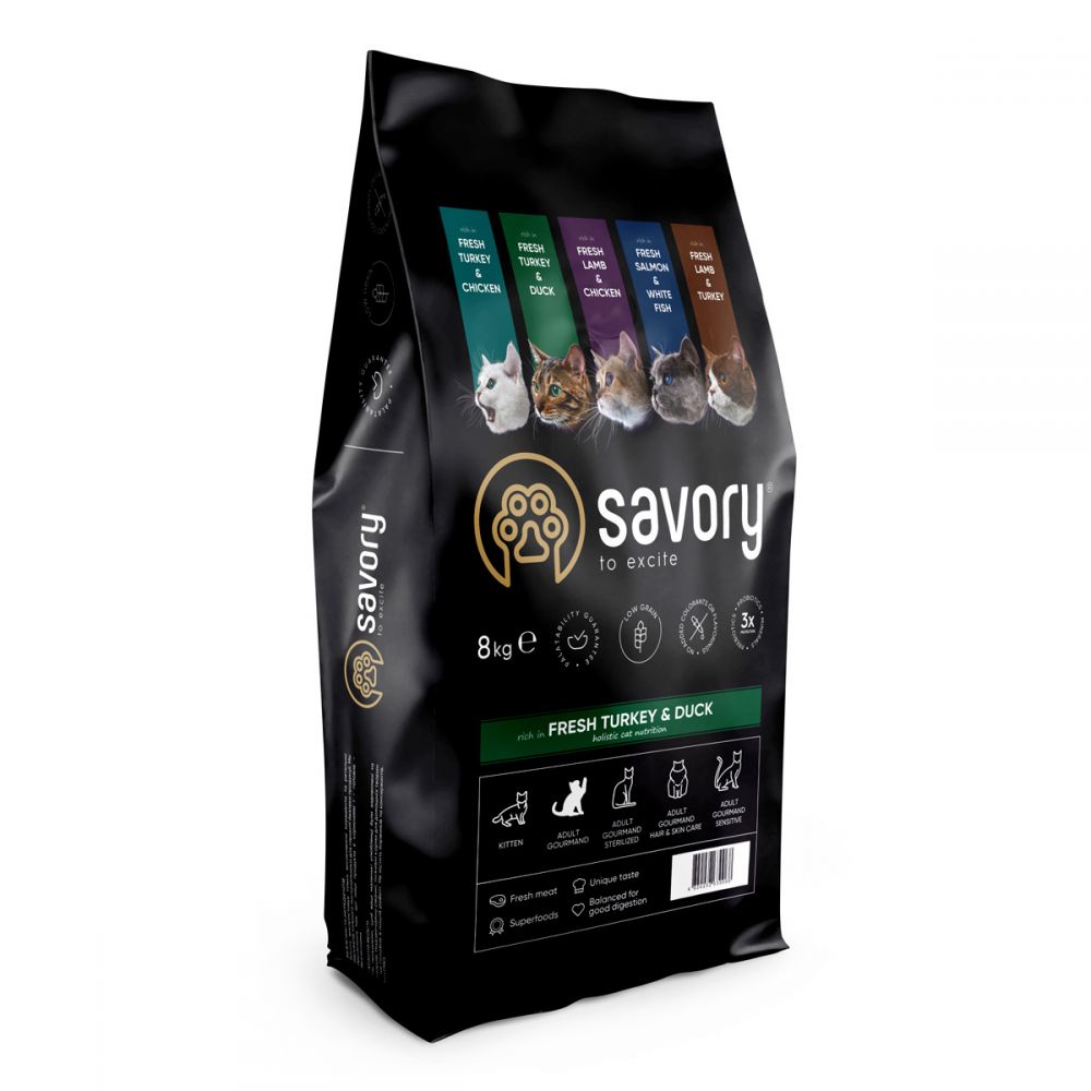 Набор Savory 2кг Утка    + консервы 600г