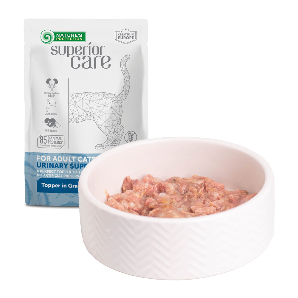 Nature's Protection Superior Care Adult Cats Urinary Tuna & Salmon Вологий корм для котів для підтримки сечовидільної си