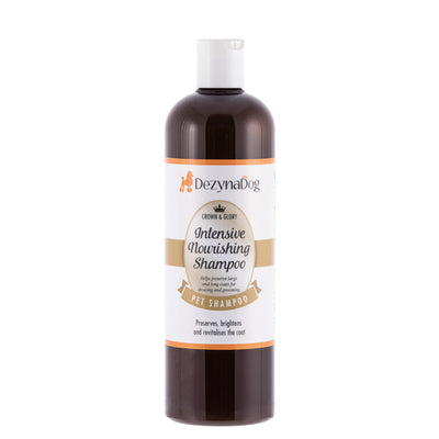 Шампунь Dezynadog Crown Glory Intensive Nourishing  інтенсивний живильний очищує зберігає освітлює та відновлює шерсть  для всіх порід собак 500мл