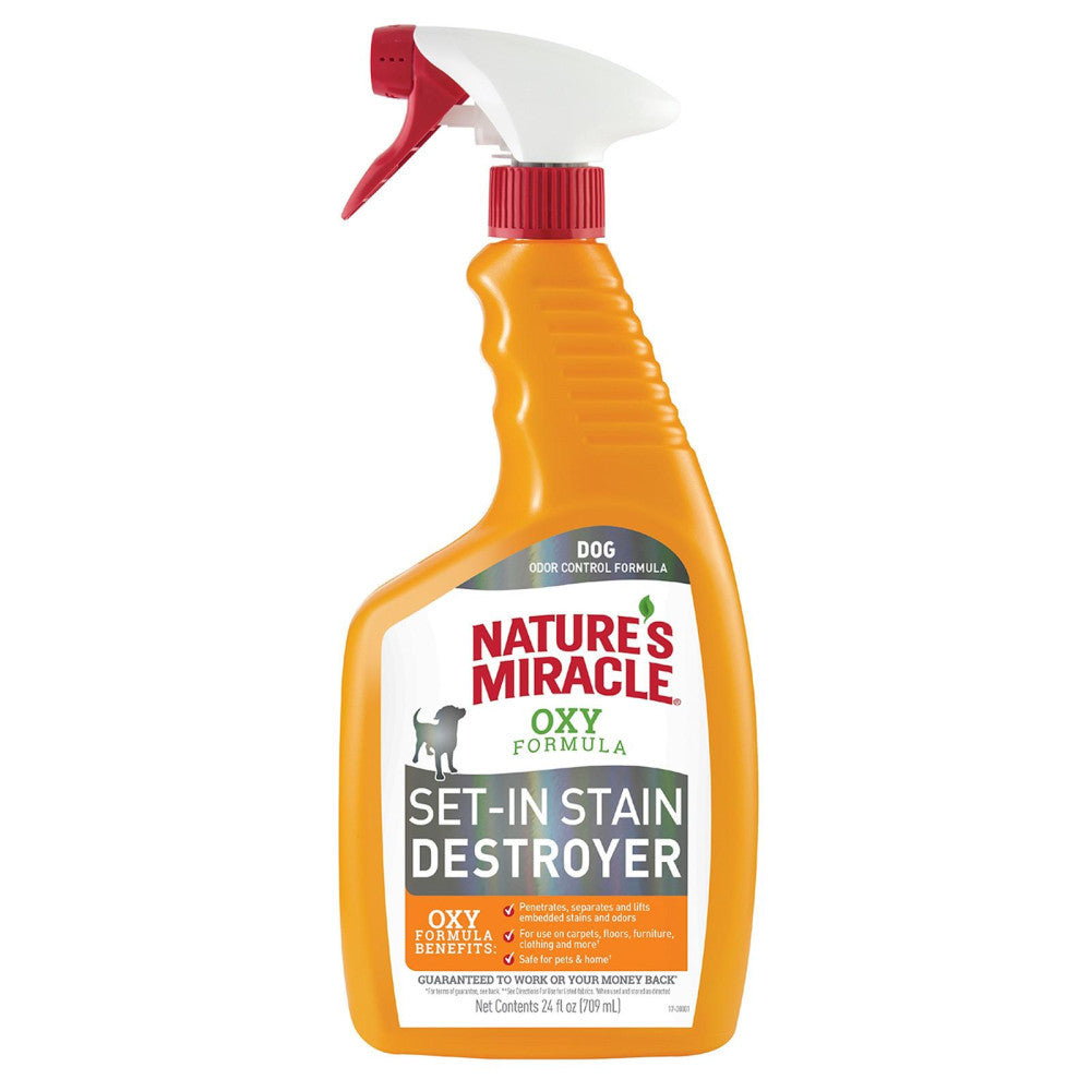 Засіб 8in1 Nature s Miracle Dog Orange Oxy Spray для усунення плям і запахів від собак 709 мл