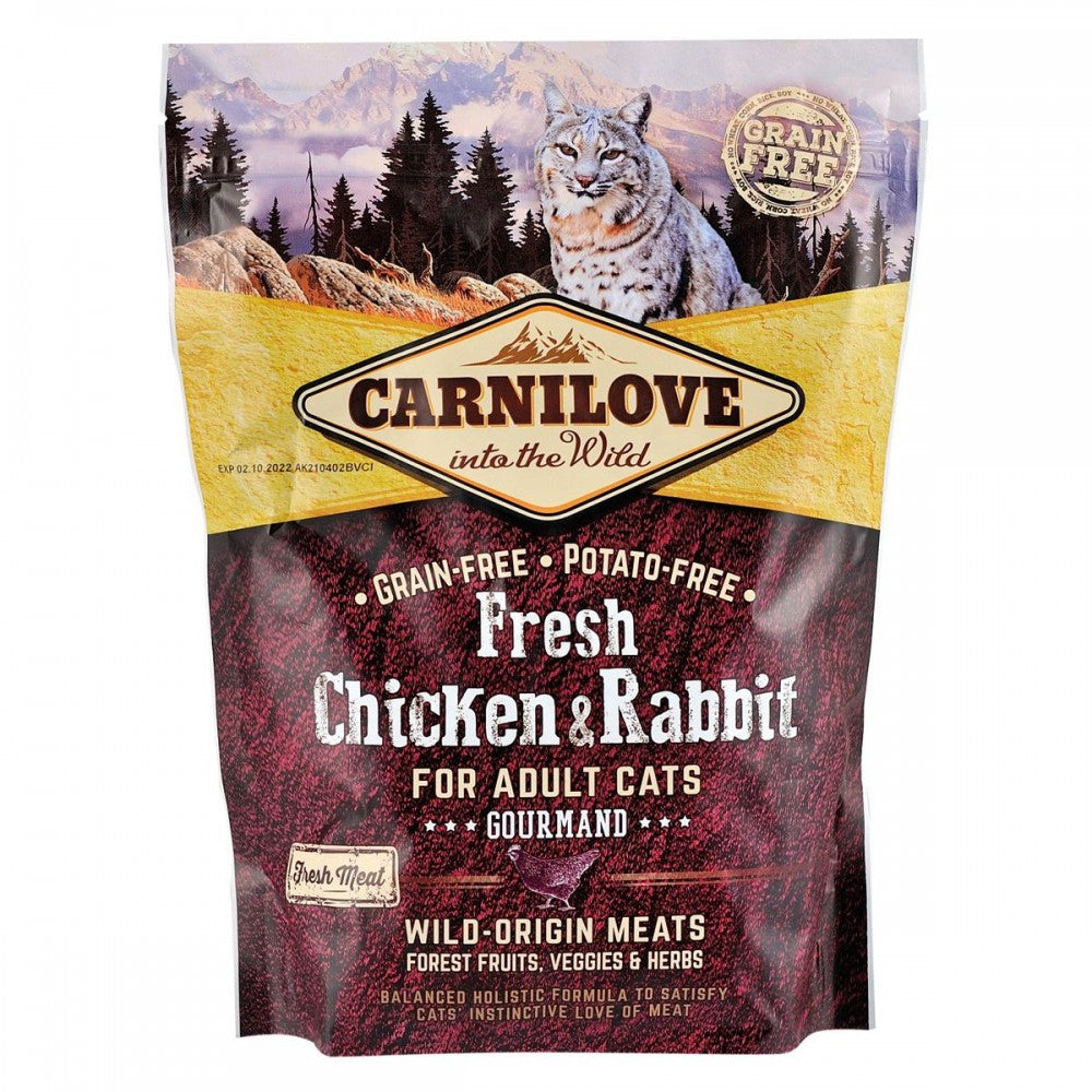 Корм Carnilove Fresh Chicken и Rabbit for Adult Cats 2 кг