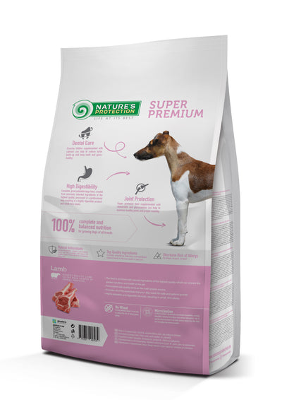 Nature's Protection Junior Lamb All Breeds Сухий корм для цуценят усіх порід з ягням, 7,5 кг