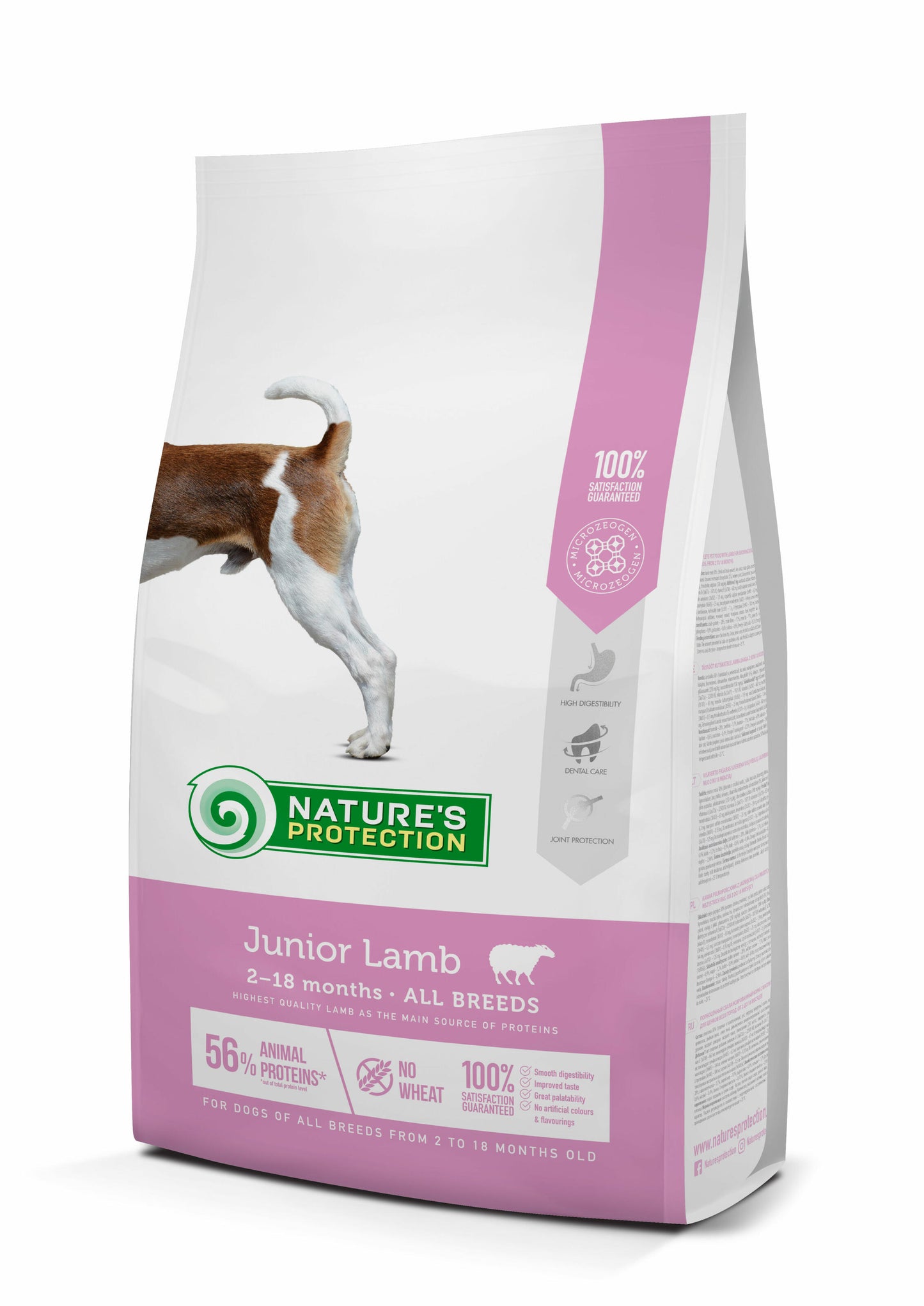 Nature's Protection Junior Lamb All Breeds Сухий корм для цуценят усіх порід з ягням, 7,5 кг