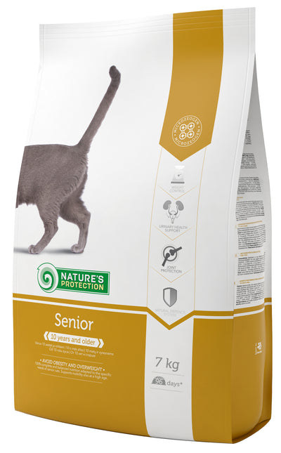 Nature's Protection Senior Сухий корм для літніх котів, 7 кг