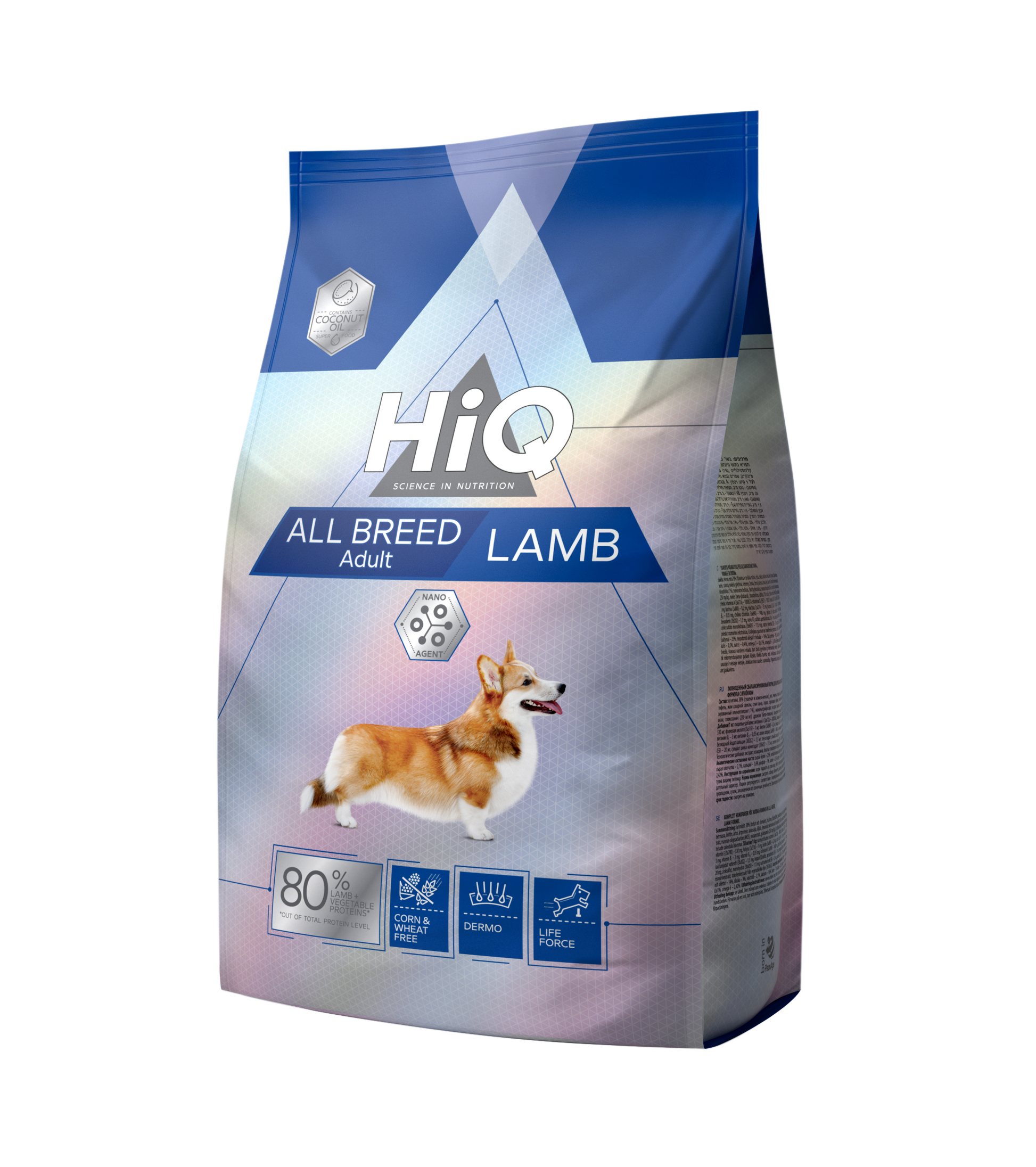 HiQ All Breed Adult Lamb Сухий корм для дорослих собак всіх порід з ягням, 2,8 кг