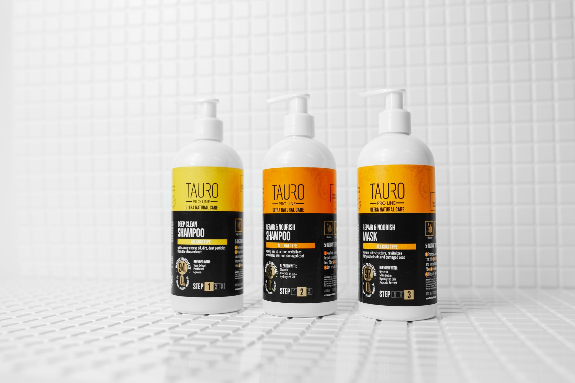 Tauro Pro Line Ultra Natural Care Deep Clean Shampoo Шампунь для глибокого очищення шкіри та шерсті собак і котів, 1000 
