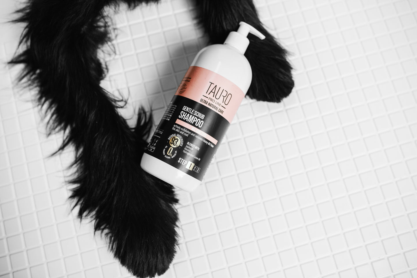 Tauro Pro Line Ultra Natural Care Gentle Scrub Shampoo Делікатний шампунь-скраб для шерсті та шкіри собак і котів, 1000 