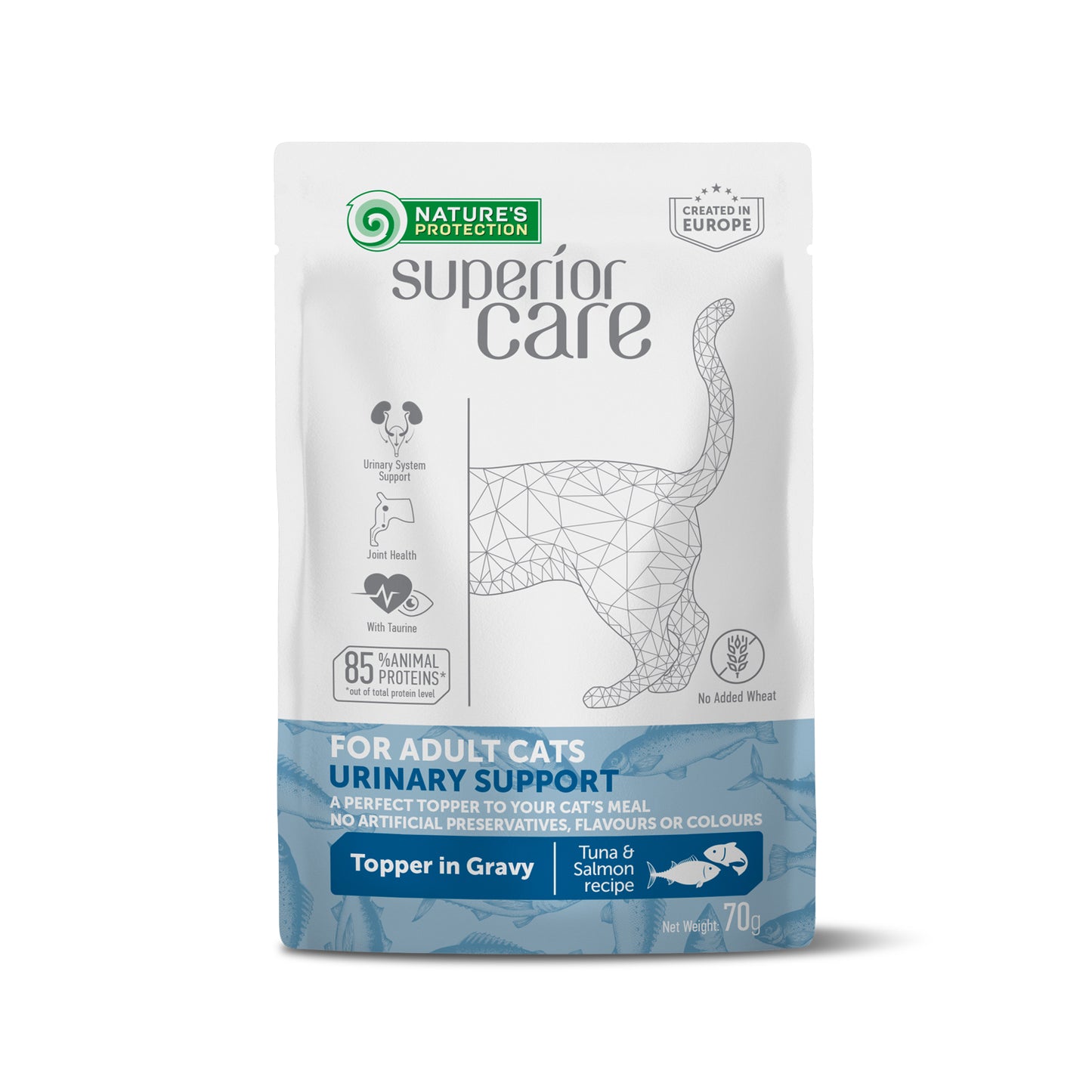 Nature's Protection Superior Care Adult Cats Urinary Tuna & Salmon Вологий корм для котів для підтримки сечовидільної си