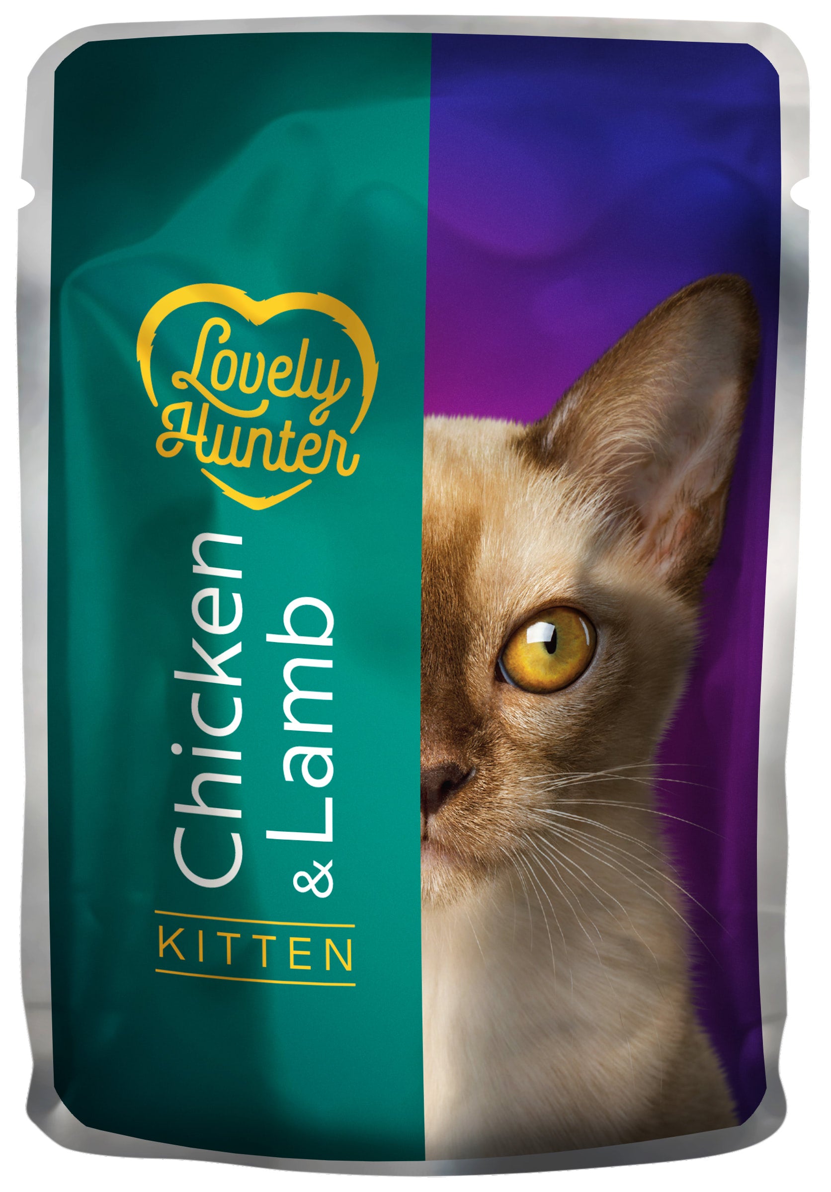 Lovely Hunter Kitten Chicken & Lamb Вологий корм для кошенят з куркою і ягням, 85 г