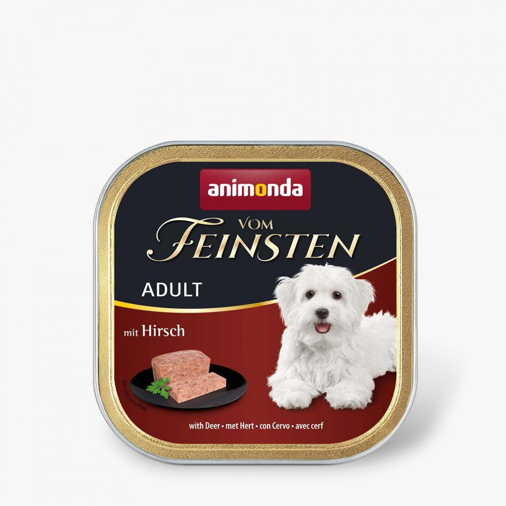 Корм вологий Vom Feinsten Adult with Deer для дорослих собак з олениною 150 г