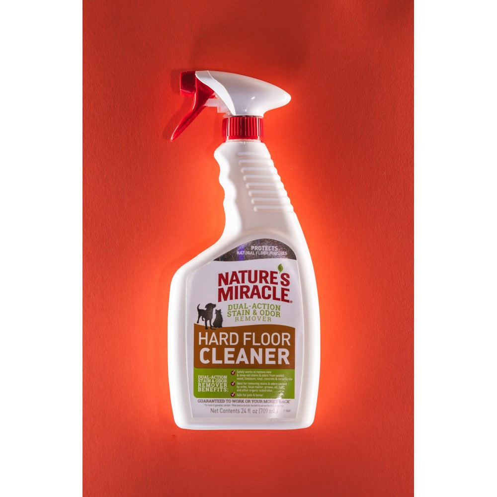 Засіб 8in1 Nature s Miracle Hard Floor Cleaner Dual Action Stain and Odor Remover для усунення плям і запахів для всіх видів підлоги 709 мл